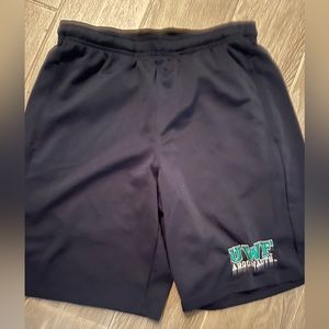 Navy blue basketball shorts